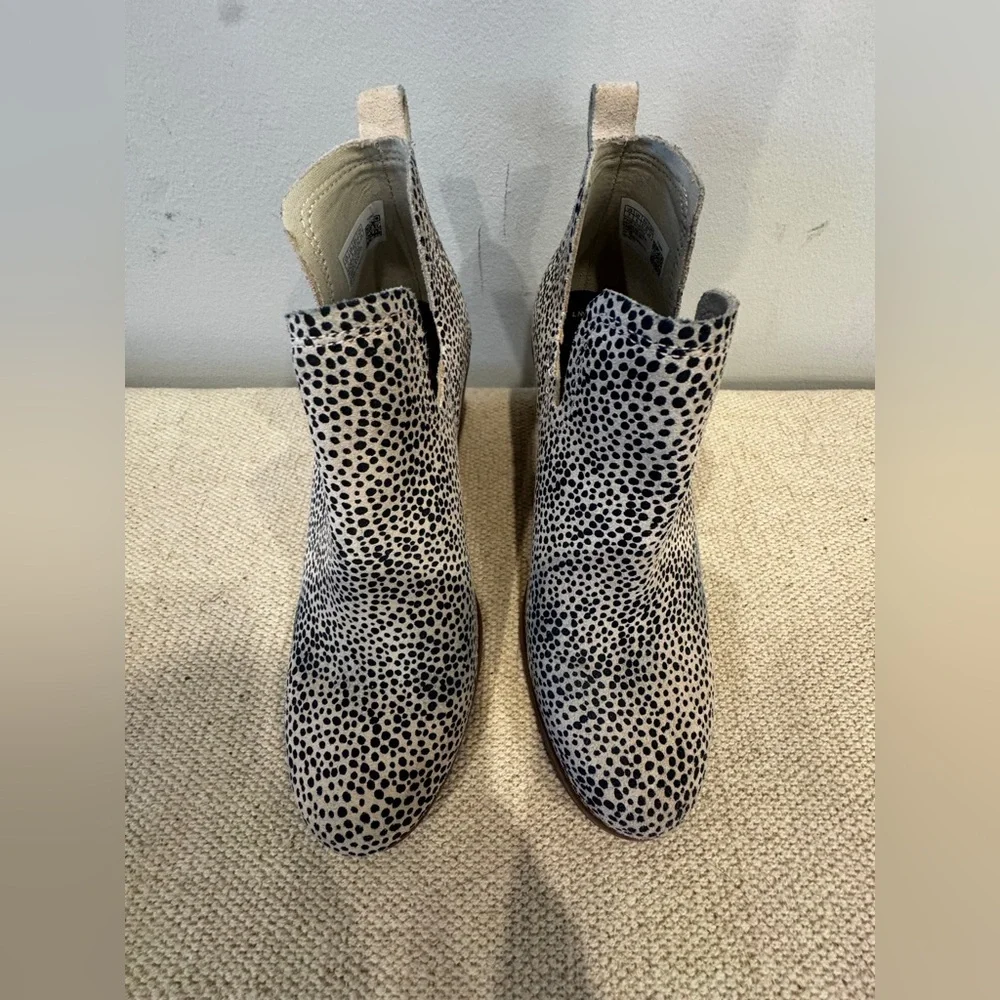 Toms Kallie Wedge Bootie Cheetah Print